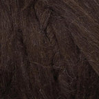 Natural Wool Bulk roving, 1 lb. Best Wool for Spinning, arm Knitting, Felting, Chunky Blankets and Tapestry. Natural Colors, un-Dyed. (Dark Chocolate, 1 lb)