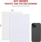 Simetufy 28 Pack Canvas Boards for Painting 5 x 7 inch, Blank Canvas Panels- Gesso Primed Acid-Free 100% Cotton for Acrylics Oil Watercolor Tempera Paints