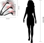 Empire Art Direct Frameless Free Floating Tempered Glass Panel Graphic Wall Art Ready to Hang, 24" x 24", Coral Luster Clycamen