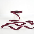 HUIHUANG Burgundy Satin Ribbon 1/2 inch X 50 Yards Continuous, Maroon Double-Faced Satin Ribbon for Gift Wrapping, Bows, DIY Crafts, Flower Bouquet, Wedding, Christmas Decor, Birthday