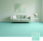 Epoxy Colored Sand Floor Paint, Epoxy Floor Paint High Gloss Marble Effect Coating for Indoor and Outdoor, Wear-resistant and non-slip Self-leveling Coating Green 105OZ(3KG)