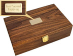 Alex Cramer The Nines Double 9 Domino Set - American-Made Solid Walnut Case Holds Our 55-Piece Domino Set for Adults