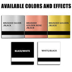 Laser Engraving Double Color ABS Plastic Sheet, Two-Tone Laserable Engraving Plastic Sheets for Name Badge, Office Label, Laser Artistic Product,Size 11.8" x 11.8",5 Pieces&5 Colors,Combo A