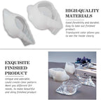 2PCS Silicone Conch Shaped Tray Mold Creative Sea Snail Epoxy Resin Casting Mold for Making Jewelry Tray Dishes Storage Home Decor Resin Crafts Art Supplies Ideal Gift