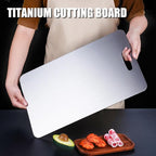 Cutting Board Double Sided,2 Pcs Vegetable Board With Sharpening Stone,Large Size+Small Size,Food Grade Stainless steel and Wheat straw PP Material,Eco-Friendly (16x10)