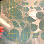 BANLTRE 12 Pack 12" x 16" 6mil/0.15mm Thick Clear Blank Stencil Sheet for Cutting,Craft Plastic Sheets (12" x 16" / 6mil)