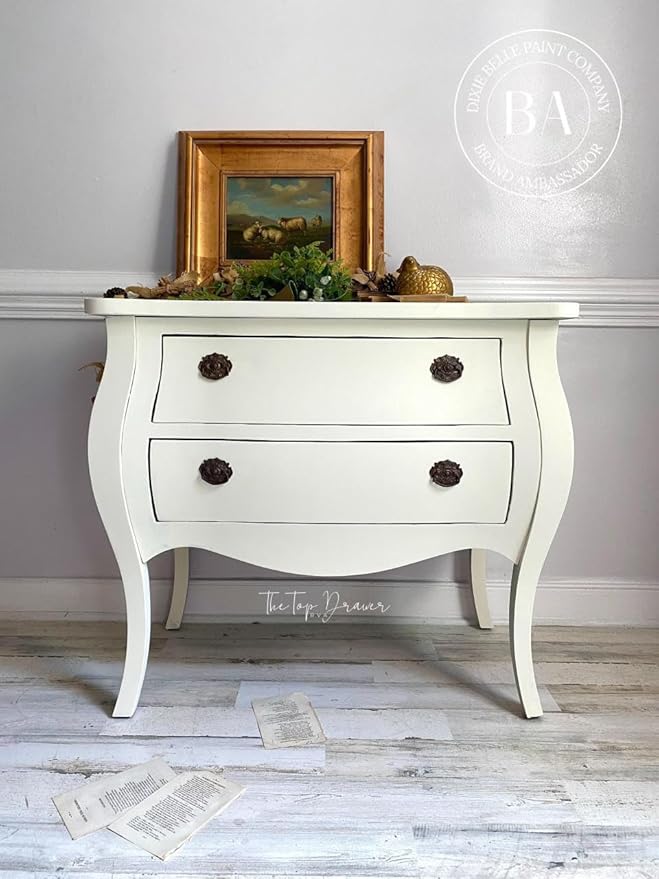 Dixie Belle Paint Company Chalk Finish Furniture Paint - Cucumber Ice (4oz) - Matte Subtle Green Chic Chalk Mineral DIY Furniture Paint