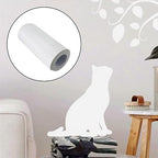 Closed Cell Neoprene Foam Rubber Sheet with Adhesive - 60 x 8 x 1/2 Inch Multi-Function Insulation, Soundproofing, and Weatherproof Foam Padding Easy Cut DIY, White