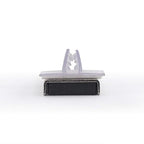 Master Magnetics Magnetic Sign Holder Pack - Magnetic Sign Holders for Door Frames, Metal Shelves, Whiteboards - Powerful Magnet - Retail EZ Grip Holder - 3" L x 1" W x 0.75" H - 5-Pack