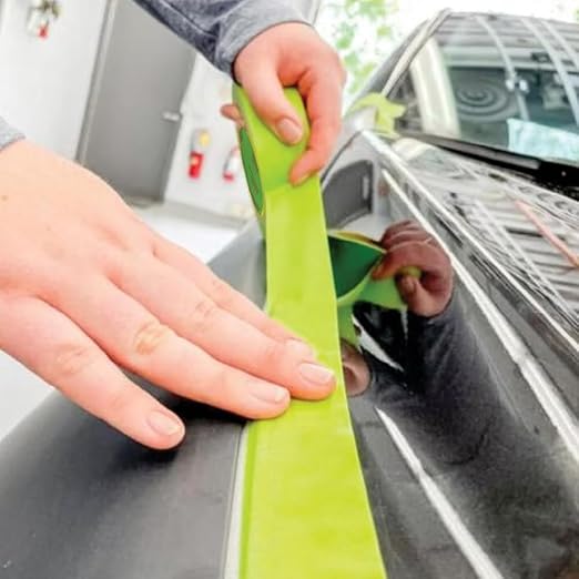LAUCO DINOGREN High Performance Green Masking Tape for Car Paint, Detailing, & Auto Body - Heat & Water Resistant, Multi-Purpose (1 Inch x 60 Yards, 36 Rolls/Case)