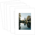 MBC Mat Board Center, 5 Pack 9X12 for 6X8 White Picture Mats Frame Mattes, Bevel Cut, Acid Free, 4-Ply Thickness