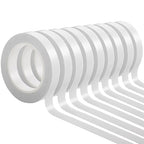 9 Rolls Double Sided Tape for Crafts, Strong Double-Sided Tape, Scrapbook Tape, Double-Sided Adhesive Tape for Arts, Card Making, Scrapbooking Supplies, Gift Wrapping (0.4 in X 26.25Ft)