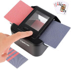 Automatic Card Shuffler for 1-2 Decks, Dual Mode Card Shuffler with USB-C Rechargeable Battery, Card Shuffler & Dealer for UNO, Skip-Bo, Poker, Blackjack, Texas Hold’em, Party & Travel