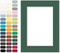 Poster Master Hunter Green Matboard – 4-Ply Acid-Free Picture Mat Board with 45° Beveled Cut, Made in USA, Custom Cut to Any Size, 1/16" Thickness for Framing & Displays