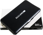 Large Ink Pad for Stamps, 6.14"×3.38" Stamp Pad, Ink Pad for Office, Notarization, and Rubber Stamps (Black