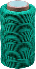 284 Yards Waxed Thread, 210D Heavy Duty Wax Thread for Leather Sewing, Upholstery Thread, 0.8mm Flat Waxed Thread for Bookbinding/Shoe Repairing/Leather Projects