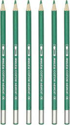 PATIKIL Watercolor Pencil, 6Pcs Water Soluble Pencils for Blending, Coloring, Sketch Drawing, Painting, Emerald Green