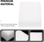 Tofficu 32 Pcs High Density Sponge Blocks for Needle Felting, DIY Crafts, Jewelry Making, and Heat Shrinkable Accessories, 3.93x2.36x3.14 Inch, White Paint Sponges