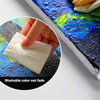 Shimmer Metallic Acrylic Paint Metallic Chalk Paste 1.7oz/50ml, Ideal for Wood/T-Shirts/Glass/Stone, DIY Crafts Projects Glitter Pearlescent Blue Golden Pigment Suitable for Beginners Artists