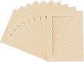 Pack of 25 Acid Free 11x14 Mats Bevel Cut for 8.5x11 Photos - Cream Precut Matboards For Pictures, Photos, Framing - 4-ply Thickness