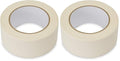 Lichamp Wide Masking Tape 2 inches, 1pc General Purpose Beige Masking Tape White Masking Paper, 1.95 inches x 55 Yards (Pack of 2)