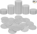 uxcell Plastic Poker Chips, Learning Counters Counting Counters Disk Marker Opaque Game Token for Game Play Math Counting