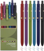 FIOVER Colored Pens, 6 Pack Colorful Gel Pens, Quick-Dry 0.7mm Medium Point for Journaling, Note Taking, Doodling, Aesthetic Office School Supplies, Gifts for Women Men(6PCS Vintage Colorful)