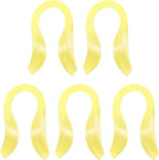 PATIKIL Quilling Strips Paper 600pcs 5mm 39cm Origami Paper Quilling Kits for Art DIY Hand Craft Christmas, Yellow