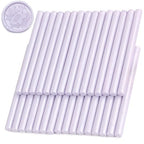 Light Purple Wax Seal Sticks, 30pcs Sealing Wax Sticks, HOSEALING Glue Gun Wax Seal Sticks for Wax Seal Stamp, Premium Sealing Wax for Wedding Invitations, Letter, Envelope (Mini Size)
