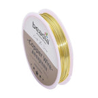 Gold Copper Wire 0.6mm Bead Cord for Bracelet Necklace Charm Beading Jewelry Making 16yard