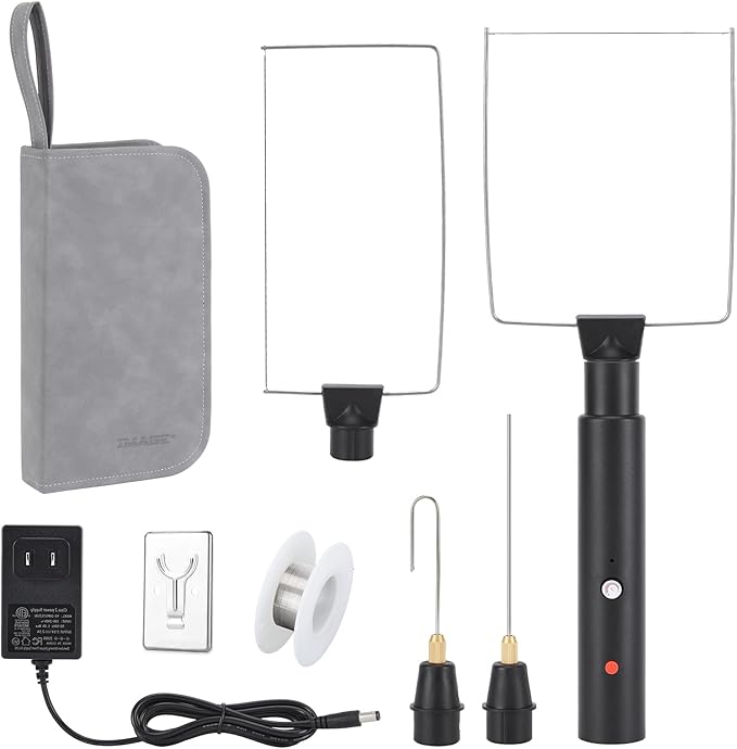 Hot Wire Foam Cutter - 4 in 1 Electric Cutting Machine Pen Tools Kit, 100-240V / 28W Styrofoam Cutting Pen with Versatile Tips and Carrying Case, Heated Foam Carving Knife Kit