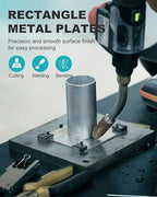 12" x 9" 18 Gauge Steel Sheets Metal Cold Rolled Steel Plate, 4 Pcs Weldable Metal Sheet for DIY Craft Projects, Industrial, Professional