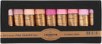 Charvin Extra Fine Professional Artist Oil Paint Set of 9 Shades of Pink - 20ml - Triple-Milled for Smoothness, Rich Texture, Poppy Oil-Based, Light-Fast, Handmade Oil Color Paints for Professionals