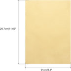 MECCANIXITY Colored Vellum Paper, 20 Sheet Orange Yellow Transparency 11.7 x 8.2 Printable Vellum Paper, Translucent Vellum Sheets for Printing Wedding Invitations, Ink Jet Laser Printer