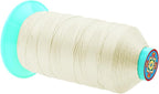Mandala Crafts Size 207 630D T210 Bonded Nylon Thread Ivory Heavy Duty Sewing Threads - 800 YDs Tex 210 Thread for Leather, Jeans, Weaving, Outdoor Marine Upholstery Threads