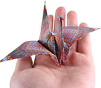 Origami Paper Kit 100 Sheets 70GSM 6 Inch Square Double Sided Color 100 Vivid Solid Colors for Hand Crafts Origami Paper Arts Creativity. Bohemian Blossom