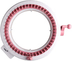 SENTRO 48 Needles Knitting Machine with Electric Adapter, Smart Weaving Loom Round Spinning Crochet Knitting Machines with Row Counter and Crank Handle Adapter Hex Steel Bit for Automatic Knit