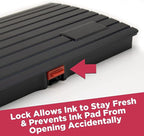 Large Premium Olive Green Ink Stamp Pad - 5" by 7" - Quality Felt Pad
