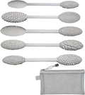 5PCS Double-Ended Clay Sculpting Tools, Polymer Clay Texture Tools Set with Wooden Handle for Pottery, Ceramics, DIY Art Modeling - Professional Sculpting & Detailing Kit