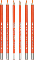 PATIKIL Watercolor Pencil, 6Pcs Water Soluble Pencils for Blending, Coloring, Sketch Drawing, Painting, Orange