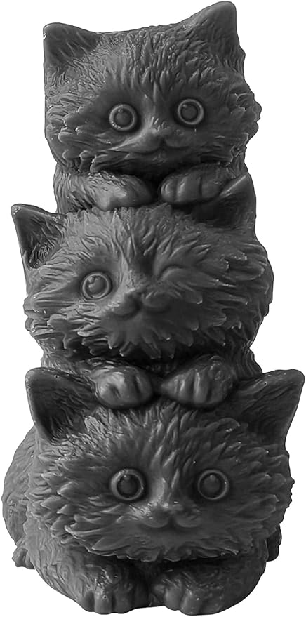 Cat Soap & Candle Mold - Silicone 3D Molds for Candy & Home Decor - Resin Casting & Making Molds