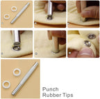 200Pcs Snap Fastener Tool Diameter 9.5mm Metal Eyelets Shoes Clothes Crafts with Heavy-Duty Eyelet Grommet Pliers