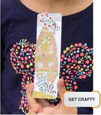320gsm Premium Ivory Professional Bookmark Sketchpads/for All Mediums, Calligraphy, Charcoal, acrylics, Gouache / (Pack of 2 - a Total of 30 DIY Bookmarks) / Blue Florals