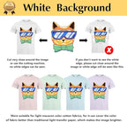 TransOurDream Upgraded Iron on Heat Transfer Paper for T Shirts (20 Sheets, 8.5x11") Iron on Transfers for Light Fabric Printable Heat Transfer Vinyl for Inkjet Printer (TOD-4)