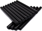 Black Large Sealing Wax Sticks for Hot Melting Glue Gun - Pack of 12 - Homemade Wax Seals for Thanks Card Envelope, Event Party Invitation, Hallowen Decors