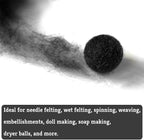 Wool Roving Bulk - 8.82oz/250g Super Wool Chunky Yarn, Wool Roving Top for Needle Felting, Soft Felting Wool Supplies for Hand Spinning, Felting, Blending, Weaving and DIY Craft