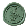 PONATIA Olive Green Wax Seal Stickers - 50 Pcs Self- Adhesive Wedding Envelopes Seal Stickers, Perfect for Invitation, Christmas Cards, Gift Wrapping, Party Menu Décor