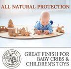 Tried & True Superior Varnish Oil Wood Finish, Quart - Natural Pine Resin & Linseed Oil, Ideal for Interior Furniture, Tables, Countertops - Non-Toxic, Scratch Resistant & Durable