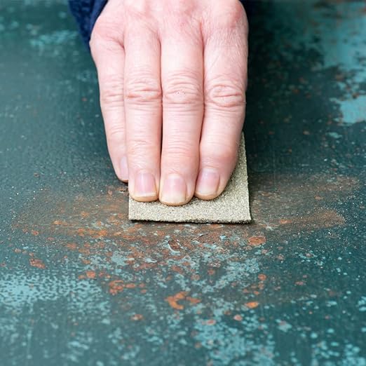 Fandeli | Multi-Purpose Sandpaper | 220 Grit Aluminum Oxide | 75 Sheets of 9'' x 11'' | Ideal for Metal and Wood | Compatible with Orbital Sanders, Brown