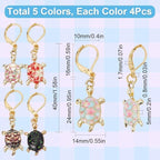 SUNNYCLUE 1 Box 20Pcs Stitch Marker Charms Locking Stitch Marker Metal Clip on Removable Lobster Clasps Leverback Stitch Markers for Knitting Weaving Sewing Needleworks Women DIY Crafts Gift Supplies